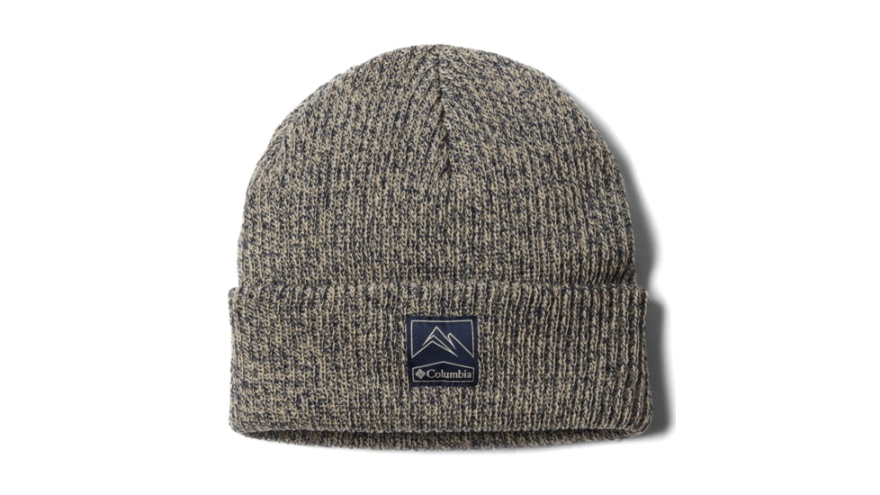 Columbia Whirlibird Cuffed Beanie, Ancient Fossil/Collegiate Navy Marled, One Size, 1911321271ActFslCgNvMrldO/S