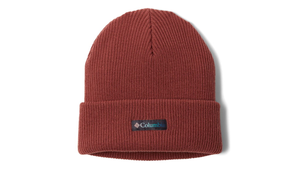 Columbia Whirlibird Cuffed Beanie, Beetroot/Gradient Logo, One Size, 1911321679Btrt,GrdntLgO/S