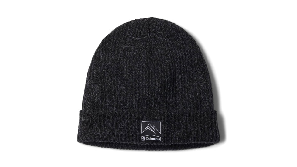 Columbia Whirlibird Cuffed Beanie, Black/Graphite Marled, One Size, 1911321011Bck,GrtMrldO/S