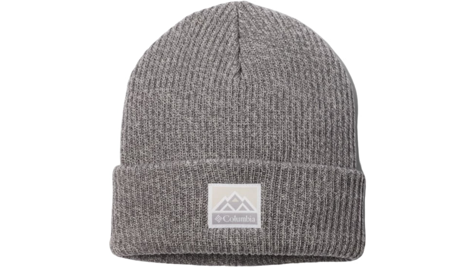 Columbia Whirlibird Cuffed Beanie, City Grey/Chalk Marled/Mountains, One Size, 1911321026-O/S