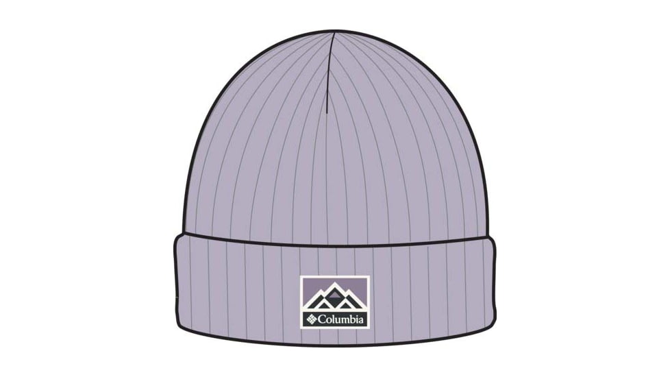 Columbia Whirlibird Cuffed Beanie, Lavender Pearl/Mountains, One Size, 1911321-551-O/S