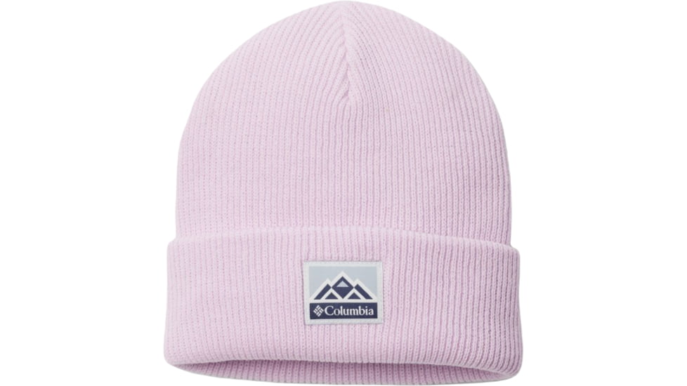 Columbia Whirlibird Cuffed Beanie, Pink Dawn/Mountains, One Size, 1911321686-O/S
