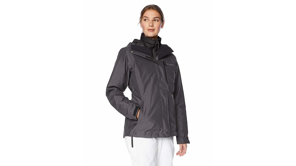 Columbia Whirlibird III Interchange Jacket, Black Crossdye, 3X - Womens, 1801153010-3X