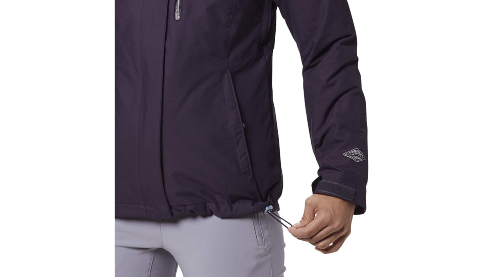 Columbia Whirlibird III Interchange Jacket, Dark Plum Crossdye, XL - Womens, 1801151506-XL