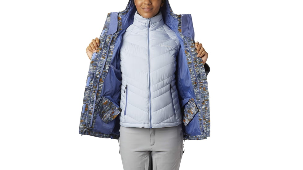 Columbia Whirlibird III Interchange Jacket, Faded Sky Camo Print, XL - Womens, 1801151467-XL