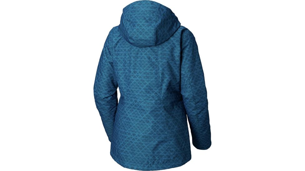 Columbia Whirlibird III Interchange Jacket, Lagoon Diamonds Print, M - Womens, 1801151458-M