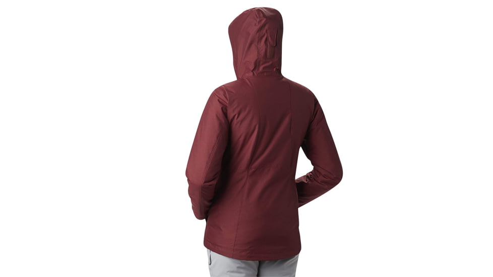 Columbia Whirlibird III Interchange Jacket, Rich Wine Crossdye, Extra Small - Womens, 1801151624-XS