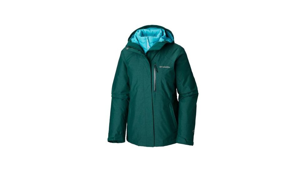 Columbia Whirlibird III Interchange Jacket - Womens, Dark Ivy Crossdye, Large, 1801151398-L