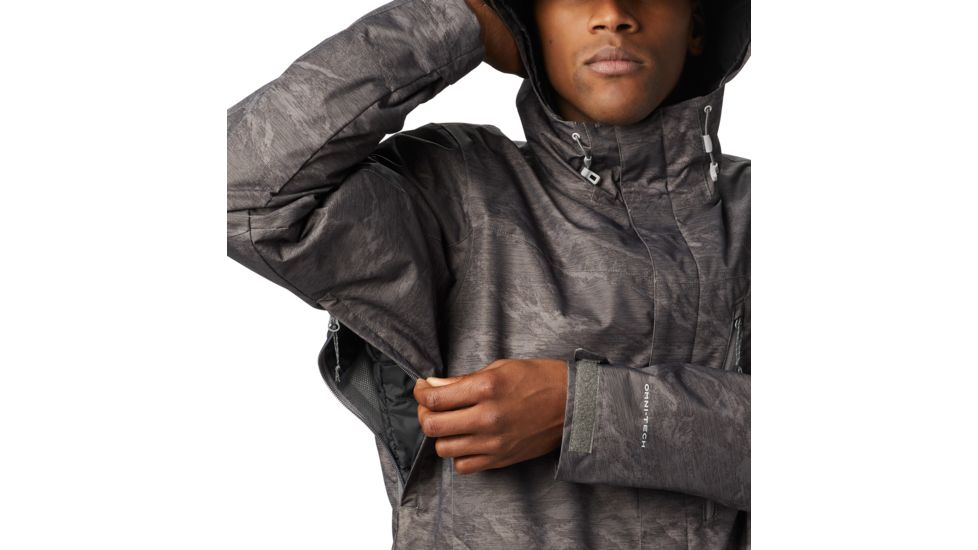 Columbia Whirlibird IV Interchange Jacket - Mens, City Grey Mountains Jacquard Print, Medium, 1866751024-M