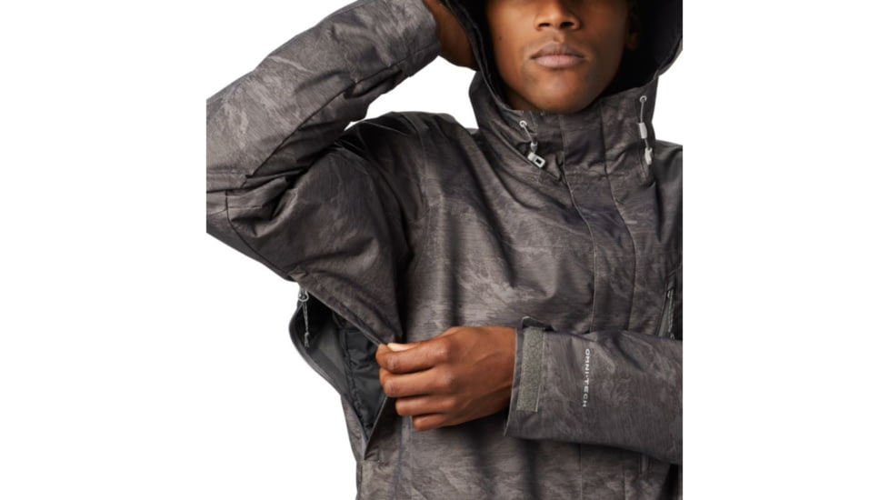 Columbia Whirlibird IV Interchange Jacket - Mens, City Grey Mountains Jacquard Print, Medium, 1866751024-M