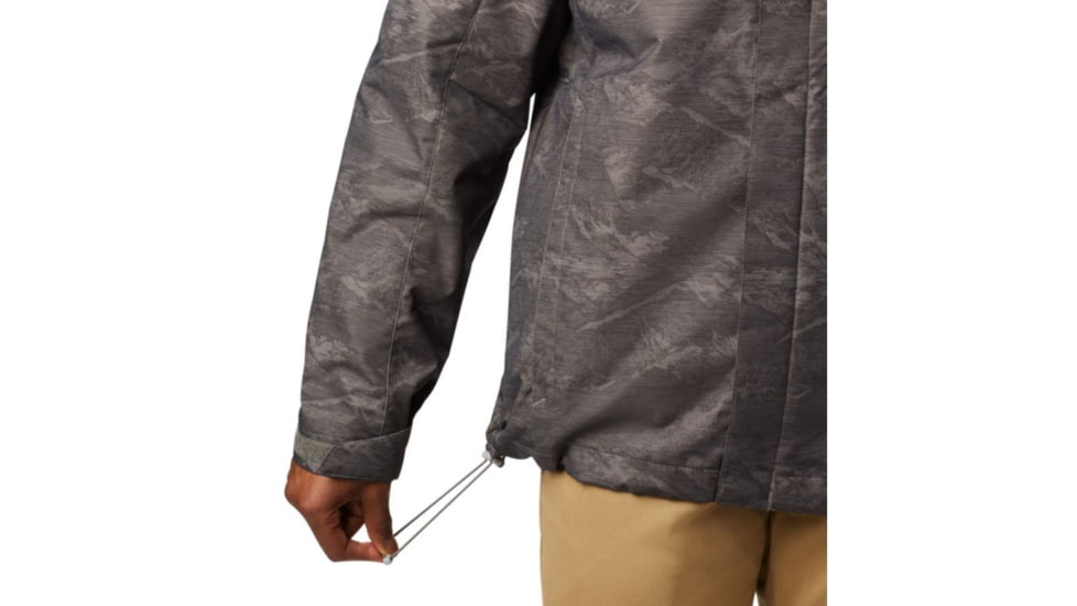 Columbia Whirlibird IV Interchange Jacket - Mens, City Grey Mountains Jacquard Print, Medium, 1866751024-M