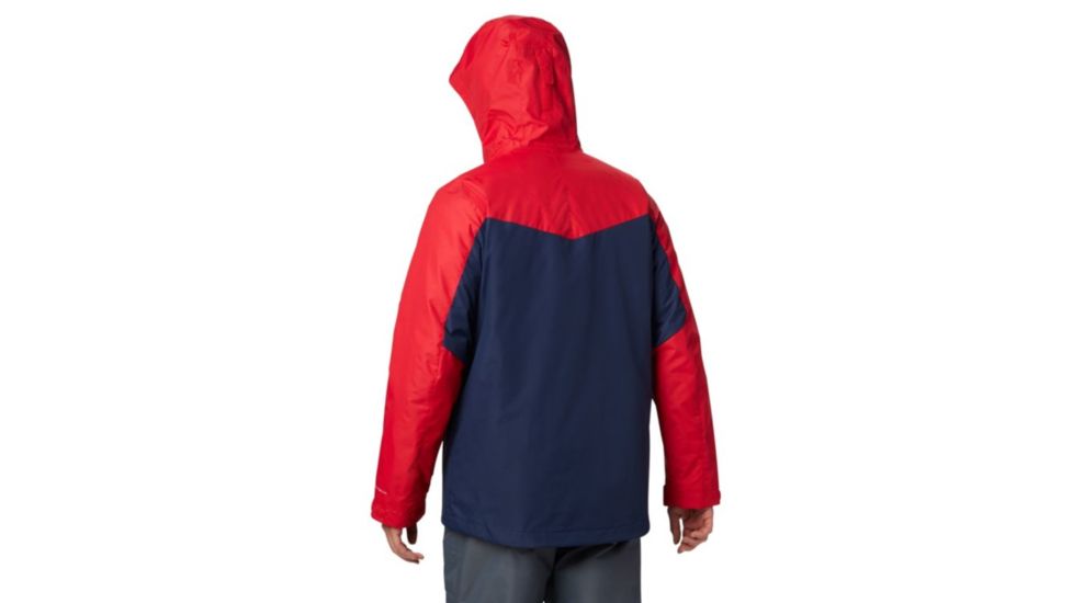 Columbia Whirlibird IV Interchange Jacket - Mens, Collegiate Navy, Mountain Red, Extra Large, 1866751464-XL