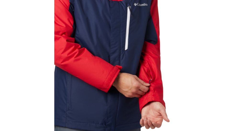Columbia Whirlibird IV Interchange Jacket - Mens, Collegiate Navy, Mountain Red, Extra Large, 1866751464-XL