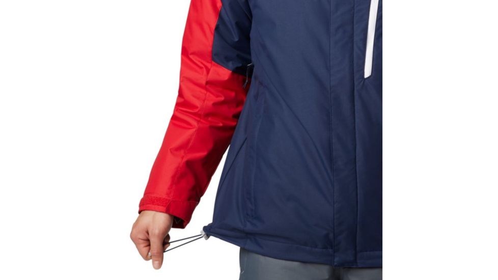 Columbia Whirlibird IV Interchange Jacket - Mens, Collegiate Navy, Mountain Red, Extra Large, 1866751464-XL