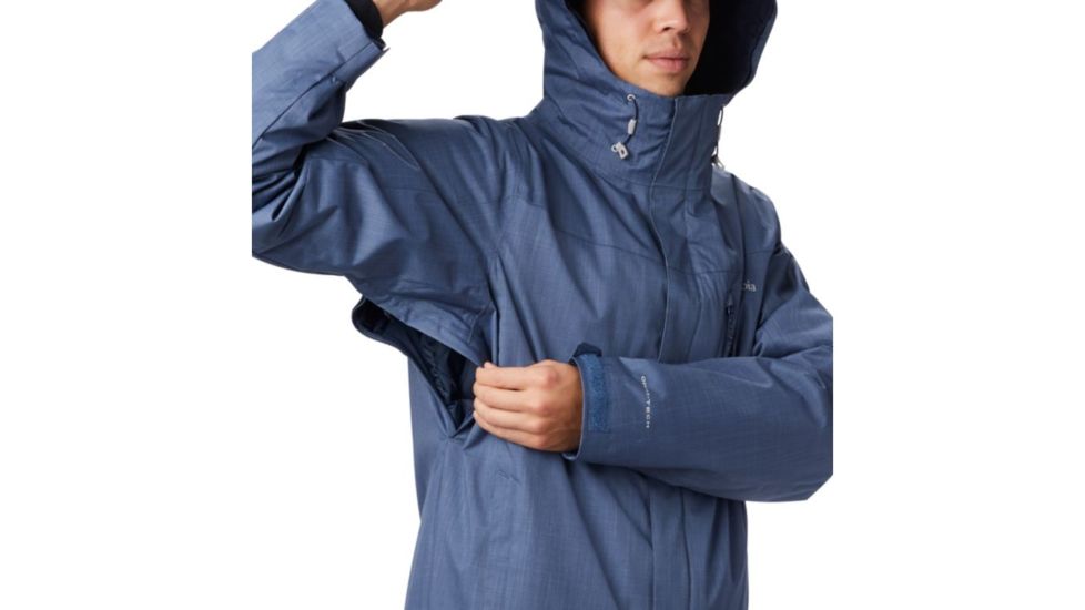 Columbia Whirlibird IV Interchange Jacket - Mens, Dark Mountain Melange, Medium, 1866751478-M