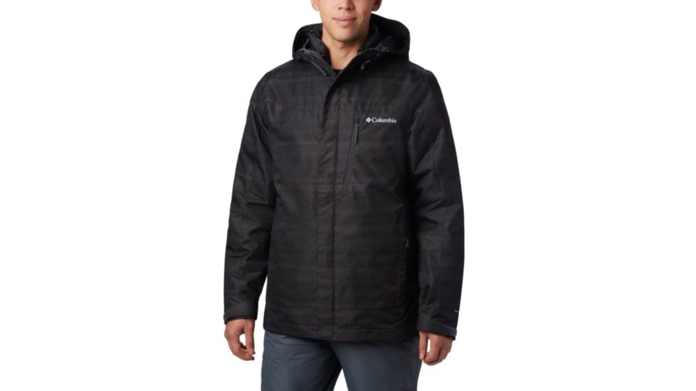 Columbia Whirlibird IV Interchange Jacket - Mens, Shark Heather Stripe Print, Extra Large, 1866751013-XL