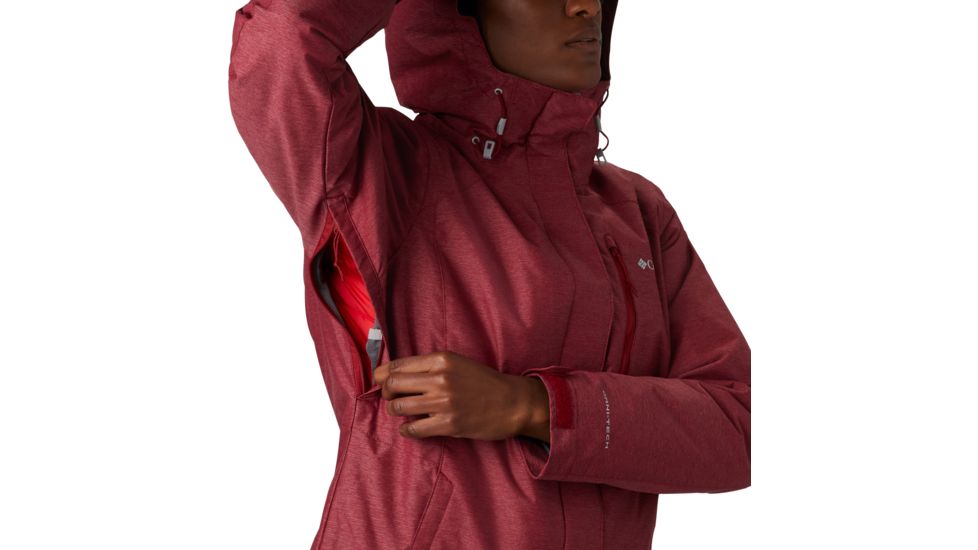 Columbia Whirlibird IV Interchange Jacket - Womens, Beet Crossdye, Extra Small, 1868491607-XS