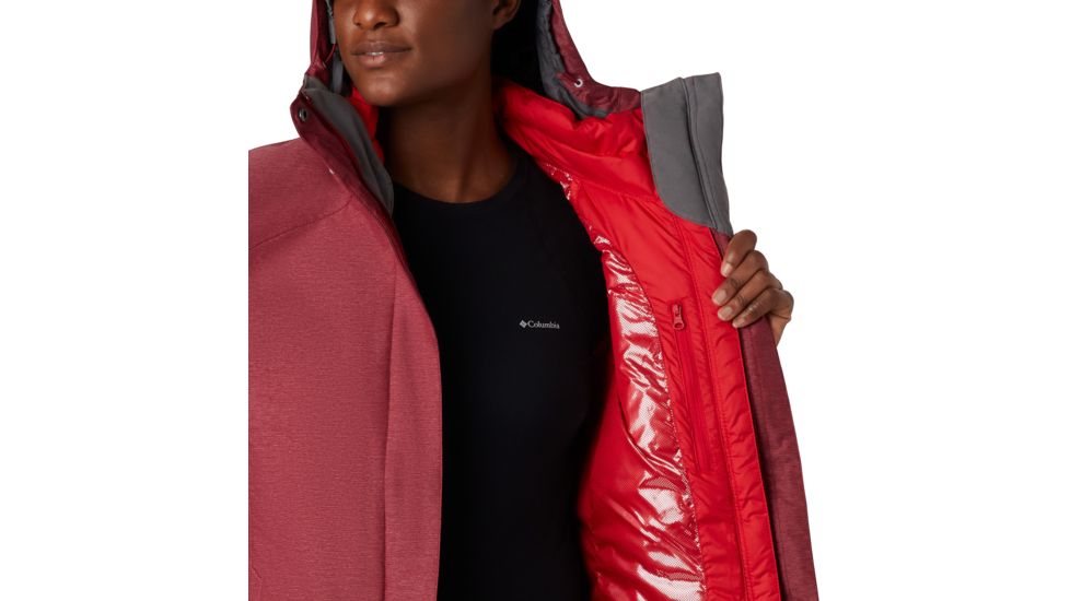 Columbia Whirlibird IV Interchange Jacket - Womens, Beet Crossdye, Extra Small, 1868491607-XS