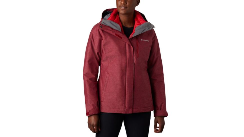 Columbia Whirlibird IV Interchange Jacket - Womens, Beet Crossdye, Extra Small, 1868491607-XS