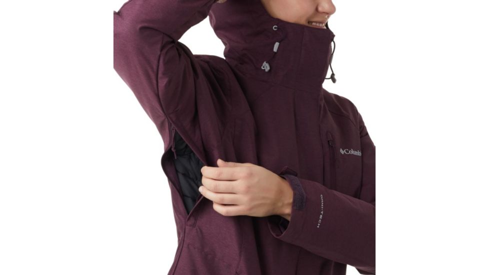 Columbia Whirlibird IV Interchange Jacket - Womens, Black Cherry Crossdye, Extra Small, 1868491522-XS