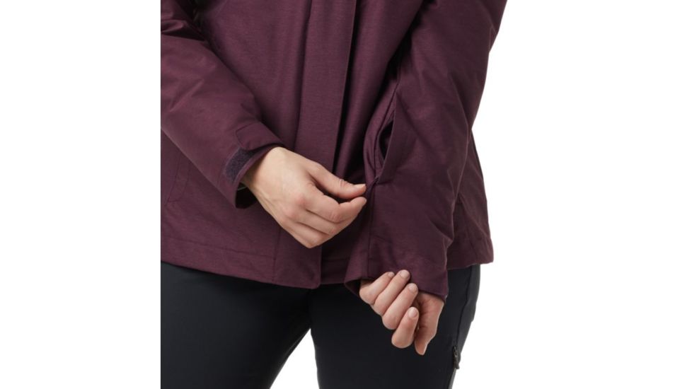 Columbia Whirlibird IV Interchange Jacket - Womens, Black Cherry Crossdye, Extra Small, 1868491522-XS