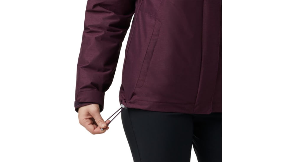 Columbia Whirlibird IV Interchange Jacket - Womens, Black Cherry Crossdye, Extra Small, 1868491522-XS