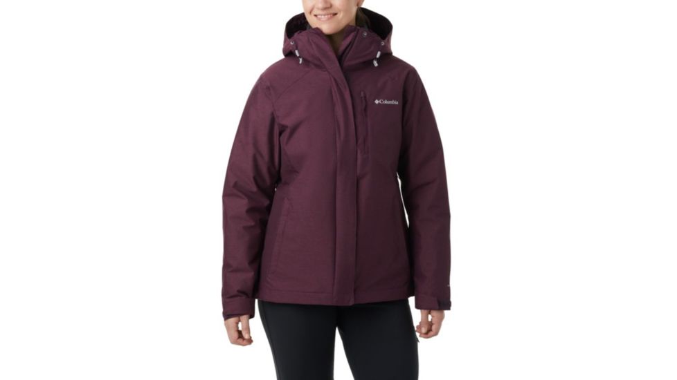 Columbia Whirlibird IV Interchange Jacket - Womens, Black Cherry Crossdye, Extra Small, 1868491522-XS