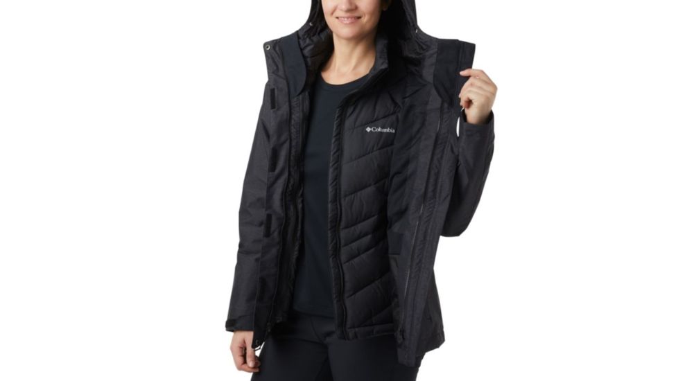 Columbia Whirlibird IV Interchange Jacket - Womens, Black Crossdye, Small, 1868491010-S