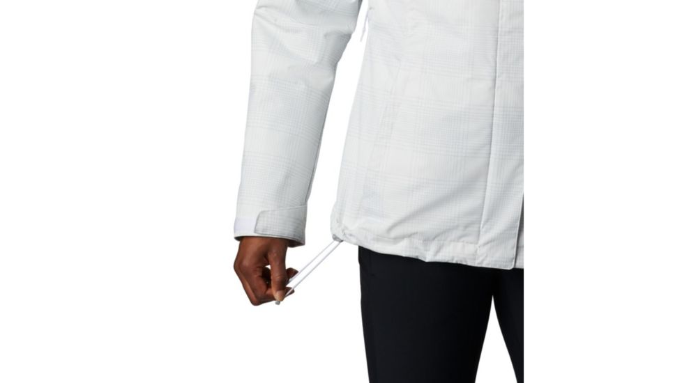 Columbia Whirlibird IV Interchange Jacket - Womens, White Simple Lines Print, Medium, 1868491100-M