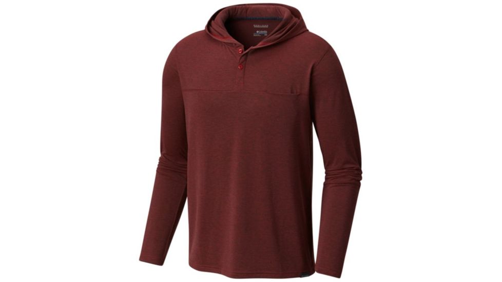Columbia Whiskey Point Hooded Shirt - Mens, Red Element, L 1768751611L