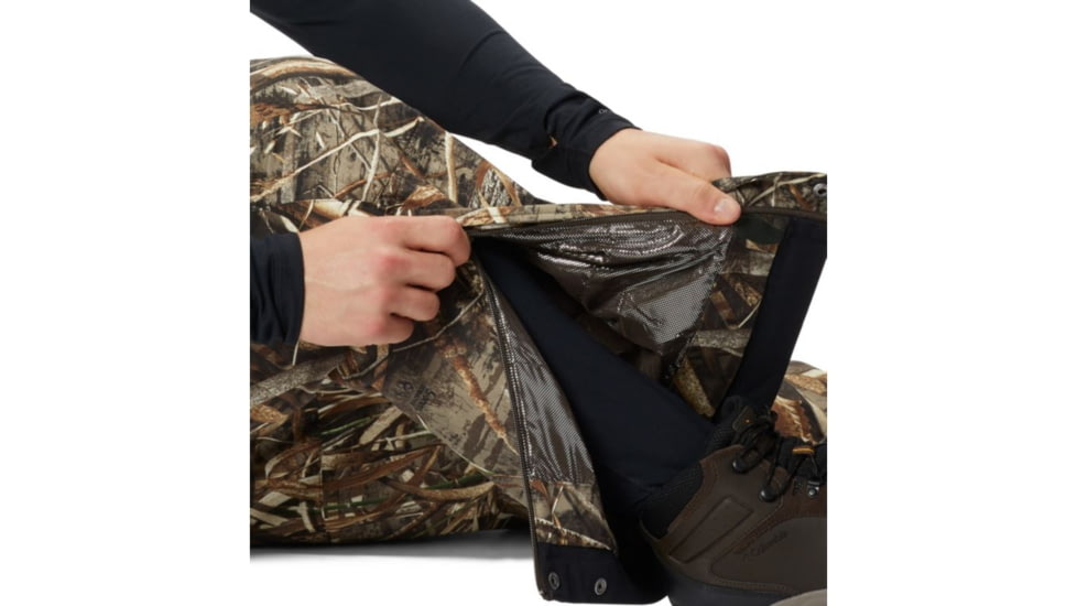 Columbia Widgeon III Bib, Realtree Max5, S, Regular Inseam - Mens, 1618721947-S-R
