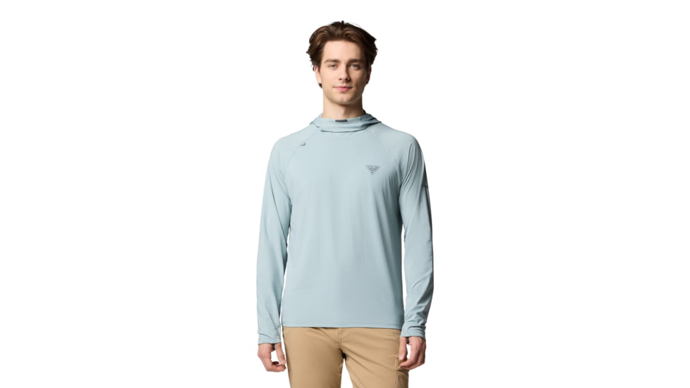 Columbia Wild Cast Sun Hoodie - Men's, Crushed Blue, M, 2120831-461-M