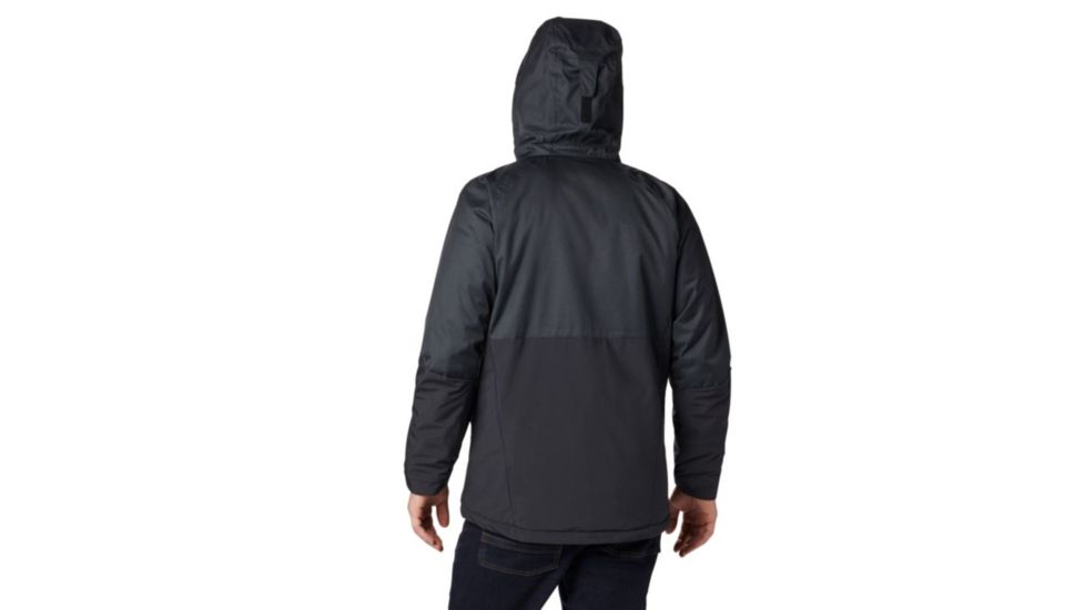 Columbia Wildside Jacket, Black, Charcoal Heather, 2XL - Mens, 1798682010-XXL