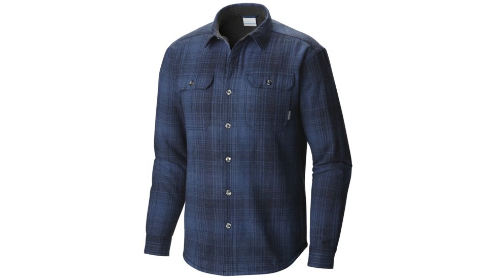 Columbia Windward III Shirt - Men's-Night Tide Plaid-Medium