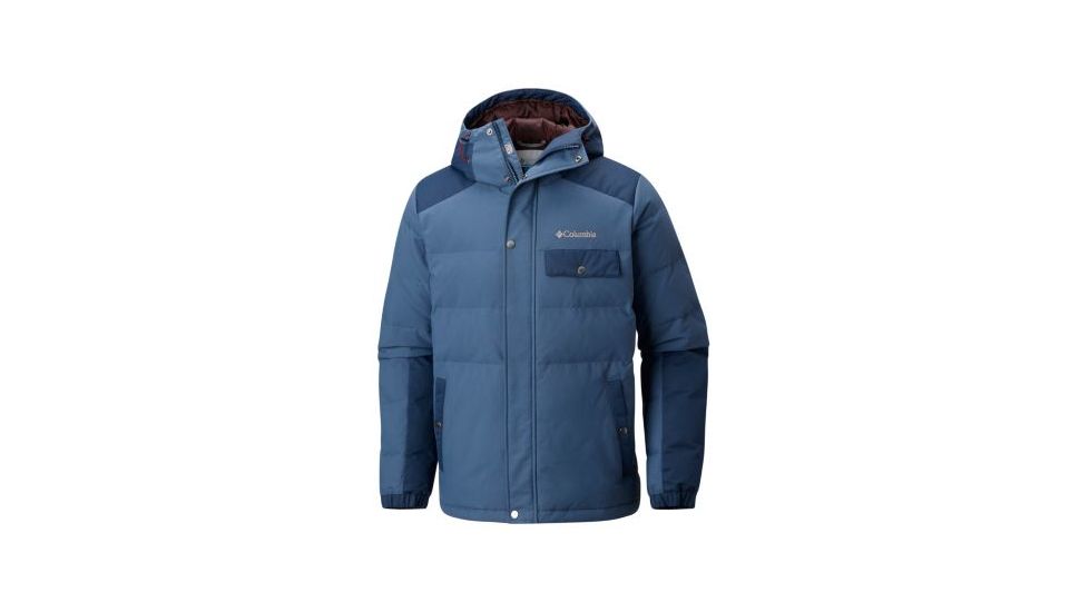 Columbia Winter Challenger Hooded Jacket - Mens, Dark Mountain/Collegiate Navy, Large, 1798801478-L
