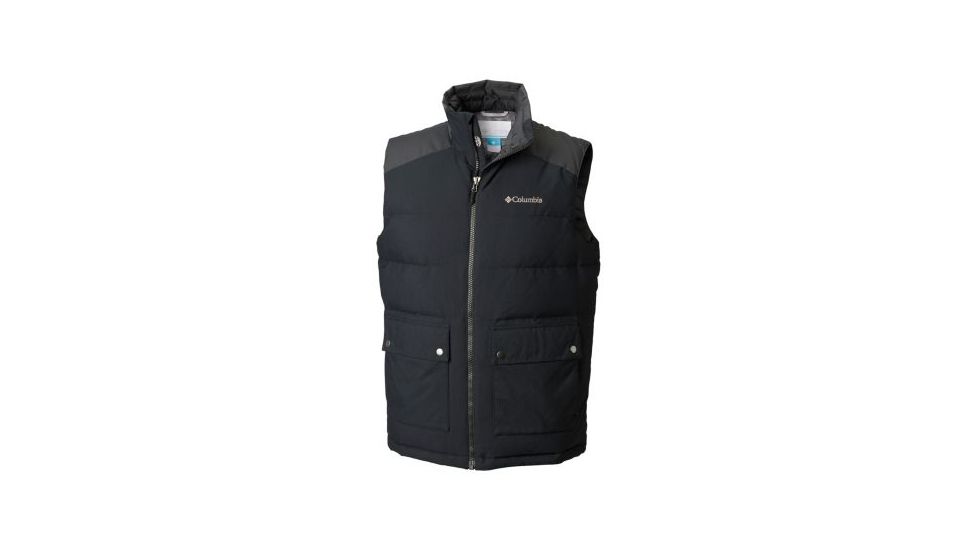 Columbia Winter Challenger Vest - Mens, Black/Shark, Small, 1798281010-S