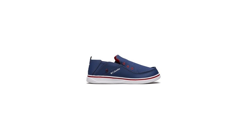 Columbia Childrens Bahama PFG Shoes, Carbon/Intense Red, Medium, 11, 1826932469-11