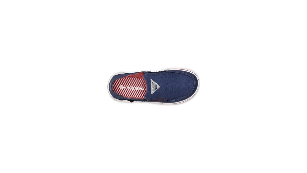 Columbia Childrens Bahama PFG Shoes, Carbon/Intense Red, Medium, 11, 1826932469-11