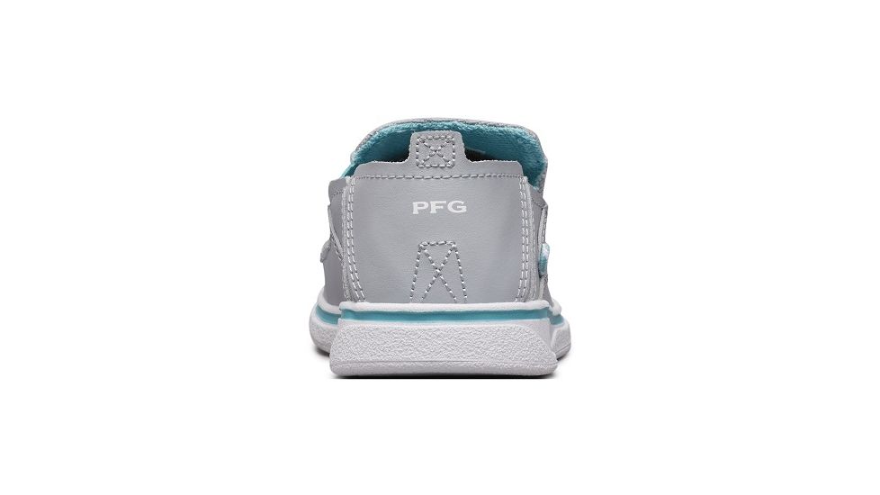 Columbia Childrens Bahama PFG Shoes, Earl Grey/Geyser, Medium, 11, 1826931025-11