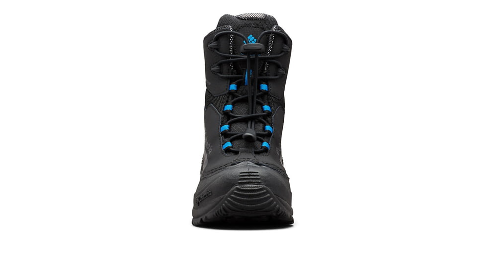 Columbia Youth Bugaboot Plus IV Omni-Heat Boot - Boys, Black/Hyper Blue, 2 US, Medium, 1790071010-2