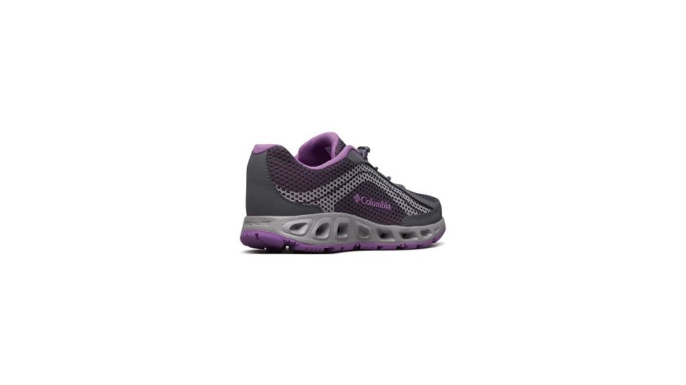 Columbia Youth Drainmaker IV Boat Shoes, Graphite/Northern Lights, Medium, 5, 1826921054-5