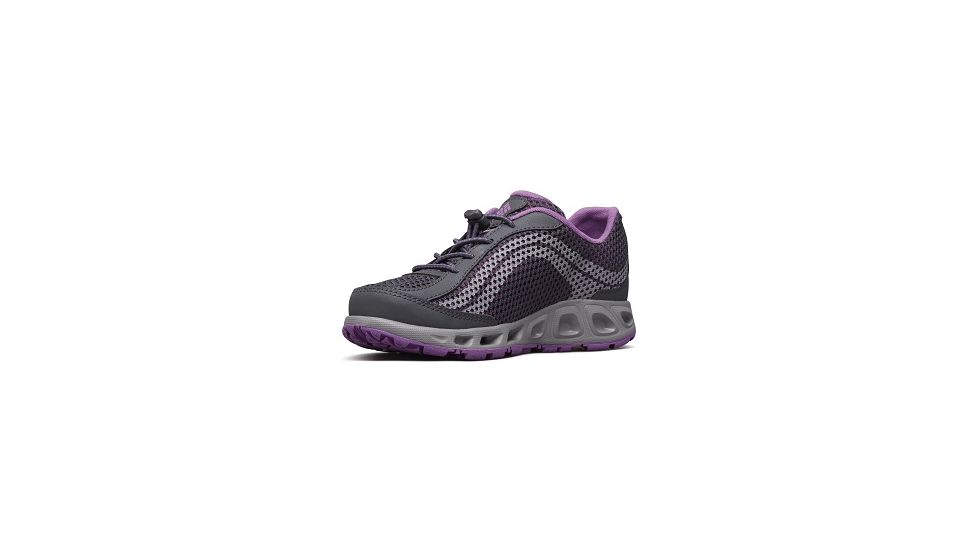 Columbia Youth Drainmaker IV Boat Shoes, Graphite/Northern Lights, Medium, 5, 1826921054-5