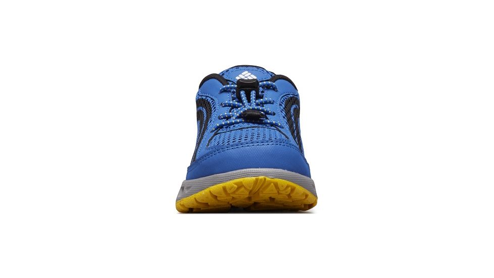 Columbia Youth Drainmaker IV Boat Shoes, Stormy Blue/Deep Yellow, Medium, 5, 1826921426-5