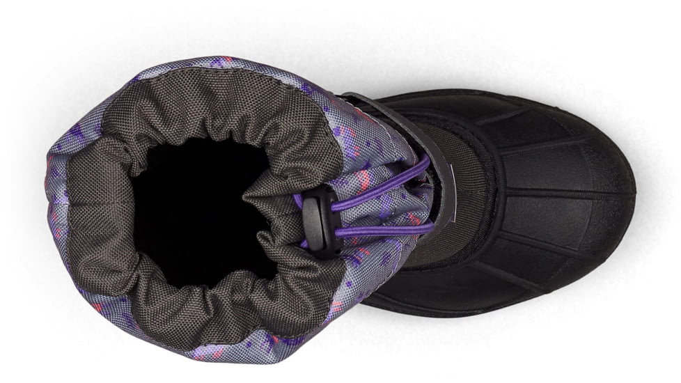 Columbia Youth Powderbug Plus II Print Winter Boots - Kids, Shark, Emperor, Medium, 1, 1637881018-1