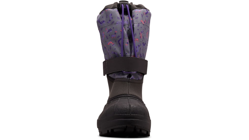 Columbia Youth Powderbug Plus II Print Winter Boots - Kids, Shark, Emperor, Medium, 1, 1637881018-1