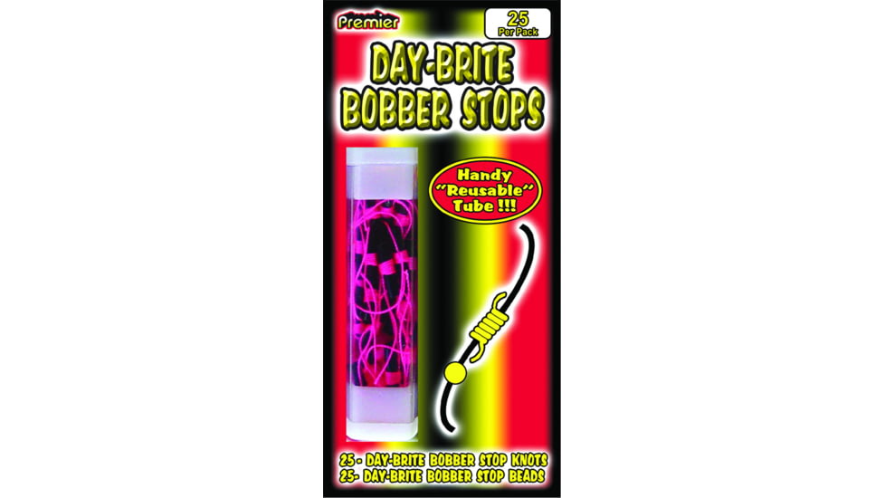 Comal Floats Bobber Stop, Chartreuse, 12 Pack, BS12CH