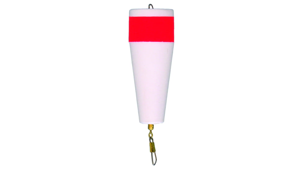 Comal Floats Reddi Popping Float Weighted w/Swivel Red/Wht 3in, 25WR3