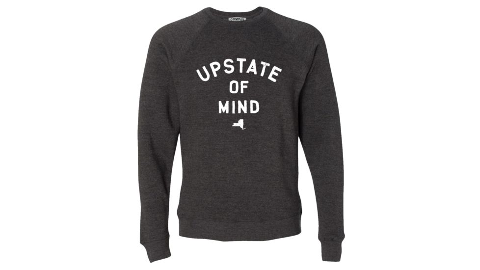 Compas Life Upstate of Mind Crew Fleece, Nickel, Small, CFA17KT001-S-NKL