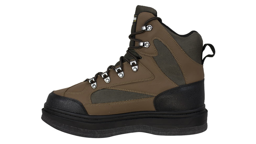 Compass 360 Ledges Felt Sole Wading Shoes w/Studs - Mens, Coffee, 8, 2415225-8