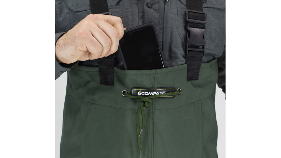 Compass 360 OXBOW Poly Rubber BTFT Wader - Mens, Forest Green, 7, 2112243-7